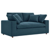 Commix Down Filled Overstuffed Loveseat / EEI-4859