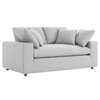 Commix Down Filled Overstuffed Loveseat / EEI-4859