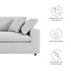 Commix Down Filled Overstuffed Sofa / EEI-4860