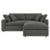 Commix Down Filled Overstuffed Sectional Sofa / EEI-6510