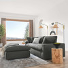 Commix Down Filled Overstuffed Sectional Sofa / EEI-6510