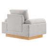 Oasis Upholstered Fabric Armchair / EEI-6402