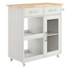 Culinary Kitchen Cart With Towel Bar / EEI-6275