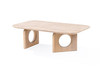 Nova Domus Osaka - Modern Faux Marble + Natural Ash Coffee Table / VGCS-CT-22116