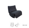 Divani Casa Basil - Modern Dark Grey Fabric Large Electric Recliner Chair / VGSX-22056-RCLNR-LRG-EMBONY