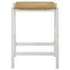 Edgeworth Wood Backless Counter Stool White (Set of 2) / CS-122247