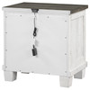 Lilith 2-drawer Nightstand Distressed White / CS-224472