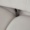 Paloma Armless Chair in Light Cream Velvet / PALOMAACCM