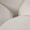 Paloma Armless Chair in Light Cream Velvet / PALOMAACCM