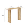 Amistad Wood Console Table / EEI-6342