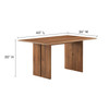 Amistad 60" Wood Dining Table / EEI-6338