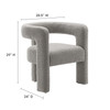 Kayla Boucle Upholstered Armchair / EEI-6479