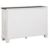 Lilith 7-drawer Dresser Distressed Grey and White / CS-224473
