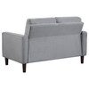 Bowen 3-piece Upholstered Track Arms Tufted Sofa Set Grey / CS-506781-S3