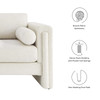 Visible Boucle Fabric Sofa / EEI-6378