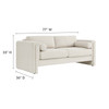 Visible Boucle Fabric Sofa / EEI-6378