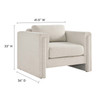 Visible Fabric Armchair / EEI-6373