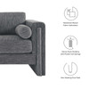 Visible Fabric Loveseat / EEI-6375