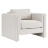 Visible Boucle Fabric Armchair / EEI-6374