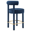 Toulouse Performance Velvet Counter Stool / EEI-6384