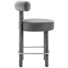 Toulouse Performance Velvet Counter Stool / EEI-6384