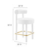 Toulouse Performance Velvet Counter Stool / EEI-6384