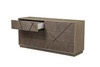 Modrest Nixa - Modern Wide Birch + Brushed Bronze Dresser / VGVC-J1909-D-L-BIR