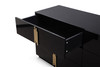 Modrest Token - Modern Black + Gold Wide Dresser / VGVC-J815-D-L-BLK