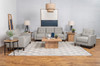Bowen 3-piece Upholstered Track Arm Tufted Sofa Set Beige / CS-506785-S3