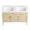 Elysian 48" Double Sink Bathroom Vanity / EEI-6454