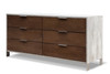 Eastern King Nova Domus Conner Modern Dark Walnut & Concrete Bedroom Set / VGAN-CONNER-SET-DK-EK