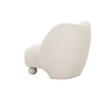 Divani Casa Duran - Contemporary White Fabric Accent Chair / VGOD-ZW-23056-WHT