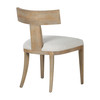 Modrest Fabien - Mid-Century Modern Beige Linen + Wood Dining Chair (Set of 2) / VGRH-RHS-98535