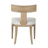 Modrest Fabien - Mid-Century Modern Beige Linen + Wood Dining Chair (Set of 2) / VGRH-RHS-98535