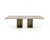 Nova Domus Roma - Modern Travertine Rectangular Dining Table / VGAN-ROMA-DT