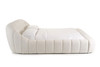 Divani Casa Yolonda - Modern Off-White Fabric Bed-queen / VGEV-A127-BED-OFFWHT-queen
