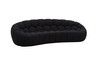 Divani Casa Yolonda - Modern Curved Black Fabric Sofa / VGEV-2126C-SOFA-BLK