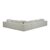 Divani Casa Vicki - Modern Off-White Fabric Modular Sectional Sofa / VGKK-KF.8033-SECT-IVORY