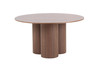 Modrest Depew - Mid-Century Modern Walnut Round Dining Table / VGDWJ3646-1-WAL