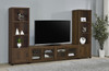 Sachin 3-piece 79-inch TV Entertainment Center Dark Pine / CS-736293-SET
