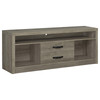 Burke 3-piece Entertainment Center Grey Driftwood / CS-701024-SET