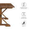 Windchime 71" Wood Dining Table / EEI-4579