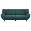 Acton 2-piece Upholstered Flared Arm Sofa Set Teal Blue / CS-511161-S2