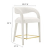 Pinnacle Performance Velvet Counter Stool Set of 2 / EEI-6566