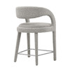 Pinnacle Boucle Upholstered Counter Stool Set of 2 / EEI-6565