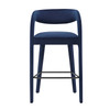 Pinnacle Performance Velvet Bar Stool Set of 2 / EEI-6569