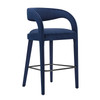 Pinnacle Performance Velvet Bar Stool Set of 2 / EEI-6569