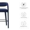 Pinnacle Performance Velvet Bar Stool Set of 2 / EEI-6569
