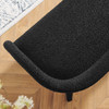 Pinnacle Boucle Fabric Accent Bench / EEI-6571