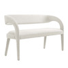 Pinnacle Boucle Fabric Accent Bench / EEI-6571